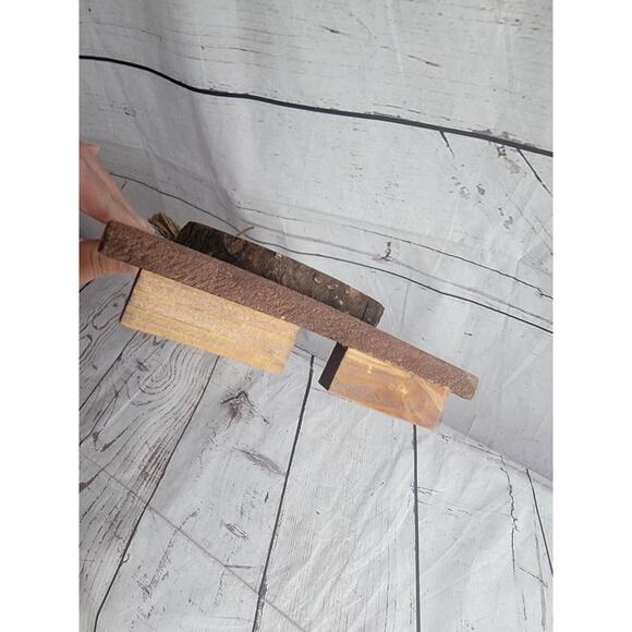 Handmade Handpainted Wooden Rudolph Red Nose Reindeer Decor Christmas Sitter - Picture 7 of 7